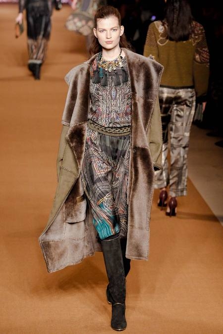 Bette Franke shows Milan Fall 2014 Etro